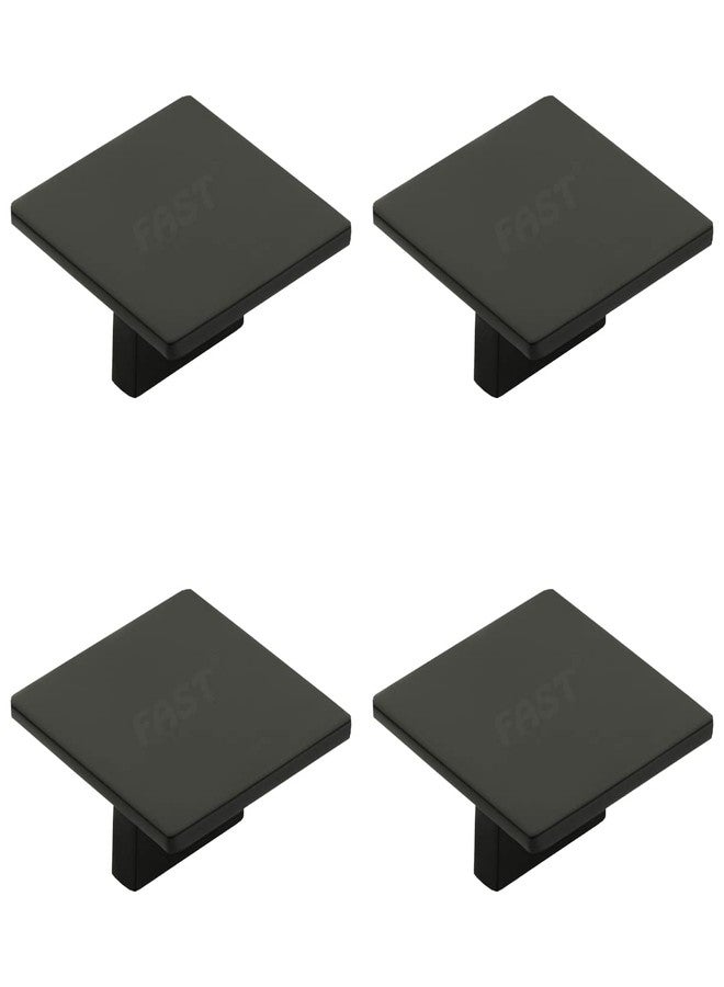 فاست مقبض FAST KNOB11 للخزائن والأدراج والأبواب الصغيرة | مقابض الخزائن والأدراج | (أسود، 4) - Image 1